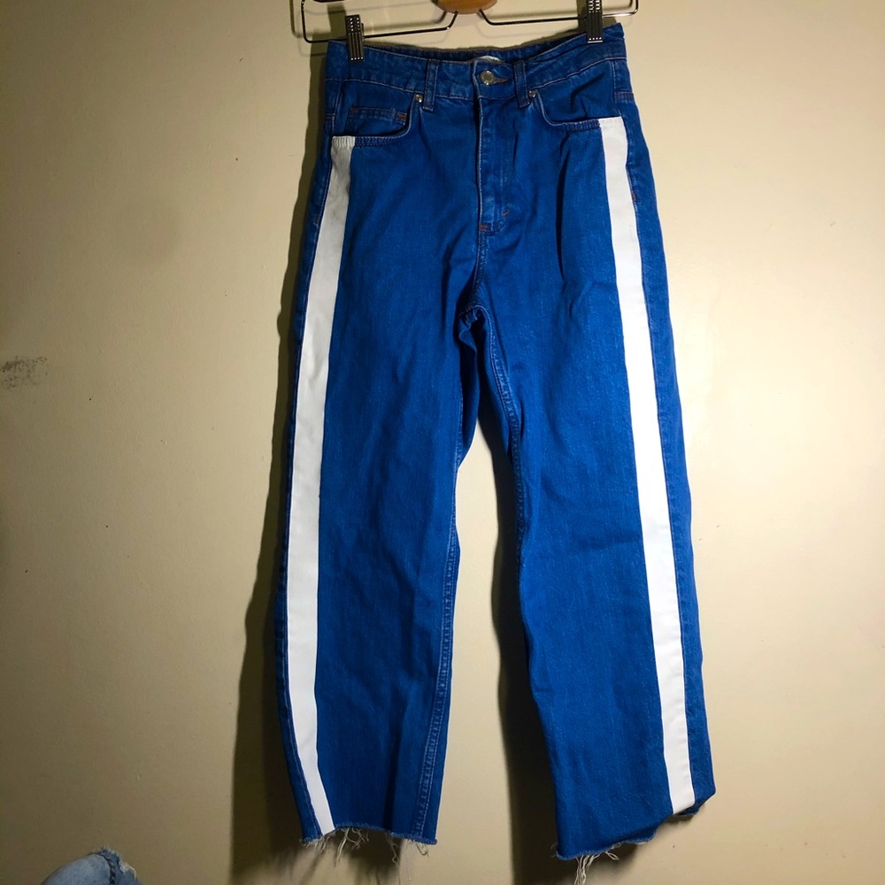 Zara High-Rise Semi-Wide Leg Jeans